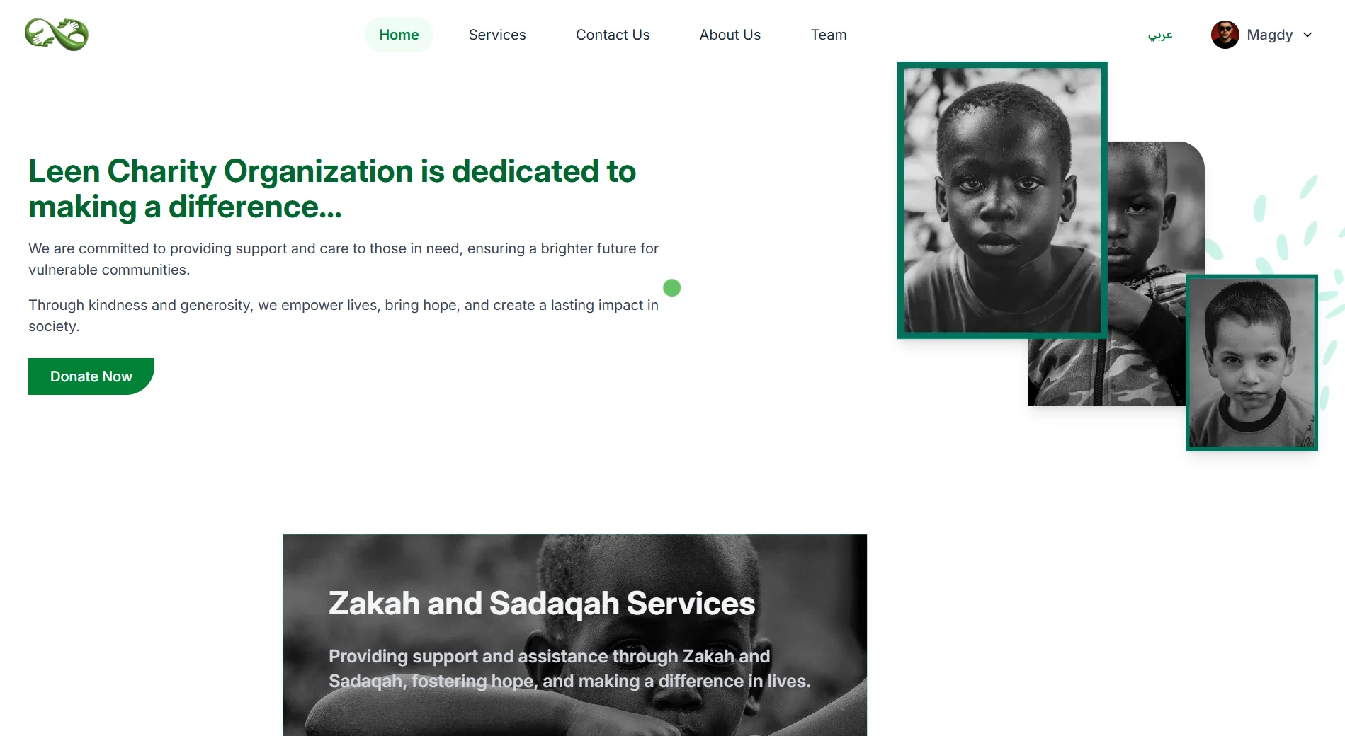 Charity Website