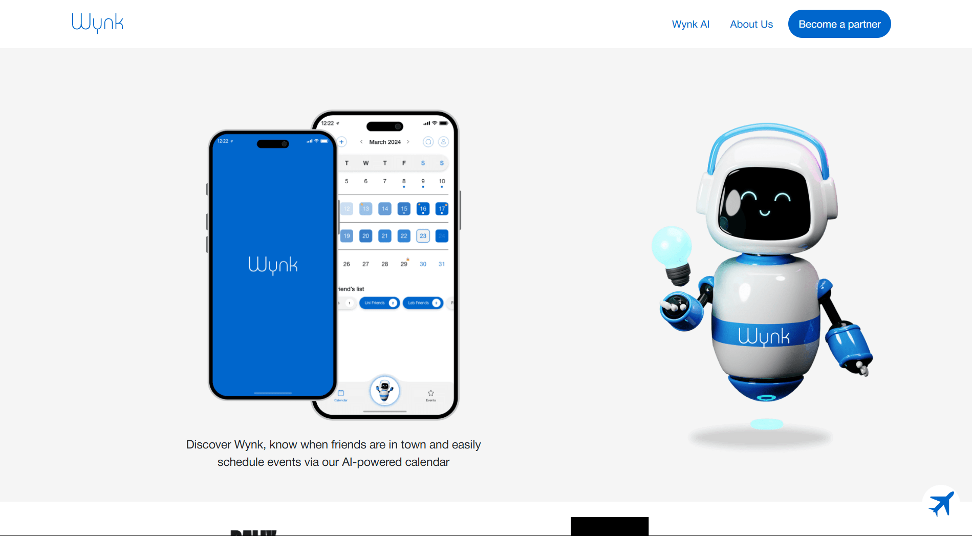 Wynk - AI-Powered Social Calendar