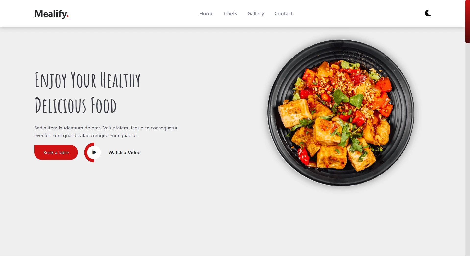 Mealify Website
